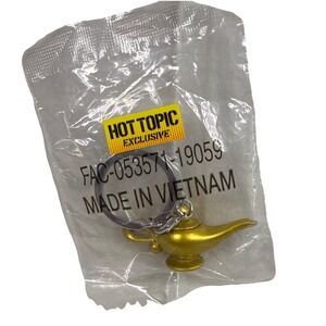 Hot Topic Exclusive Aladdin Genie Lamp Keychain